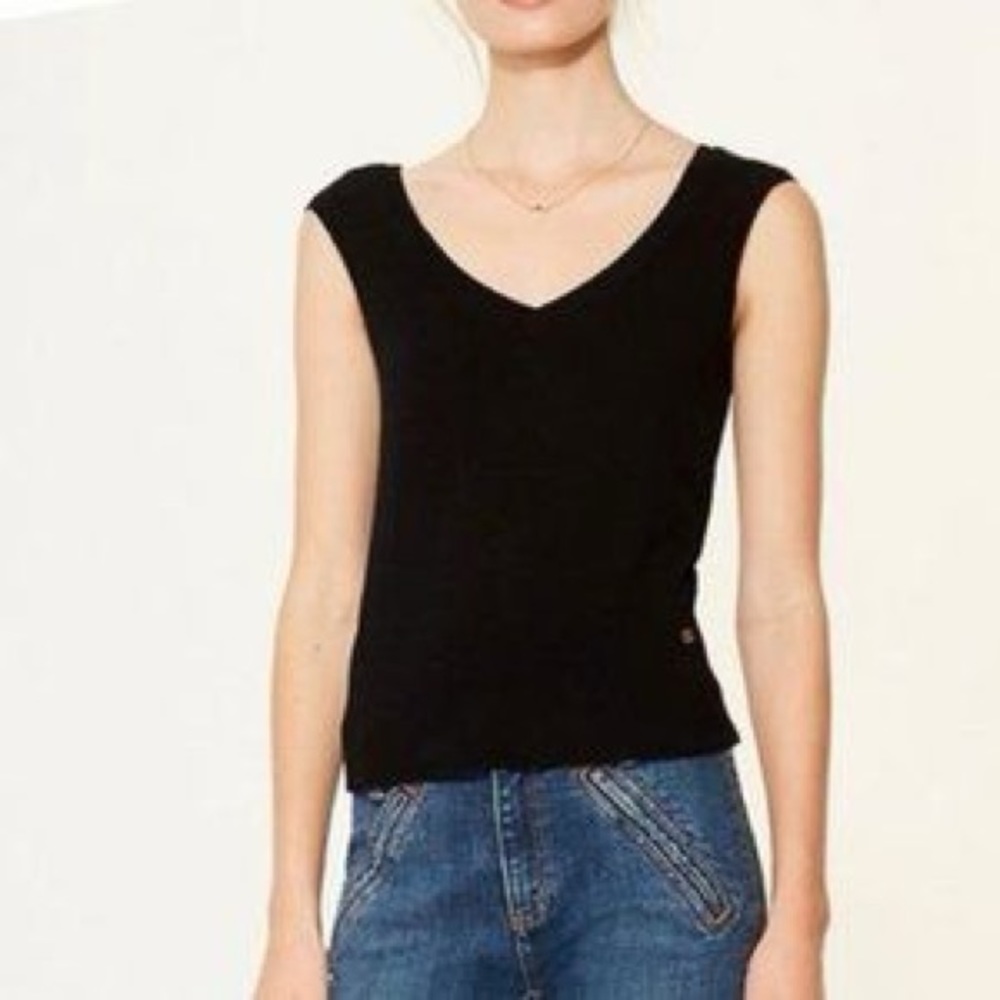 NWT Tory Burch Seine Sweater Black